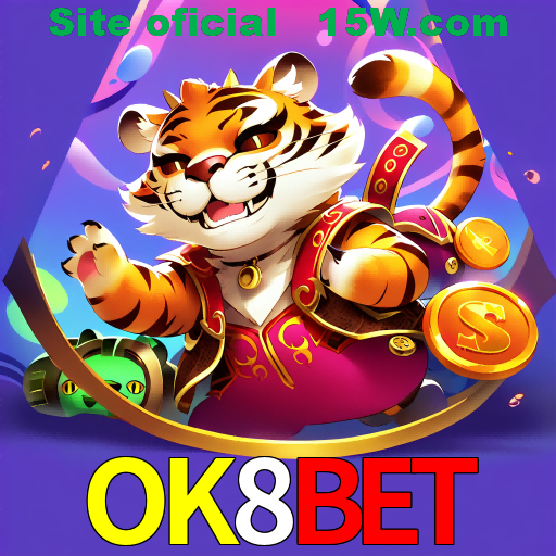 Imagem promocional da OK8BET mostrando a plataforma e suas vantagens